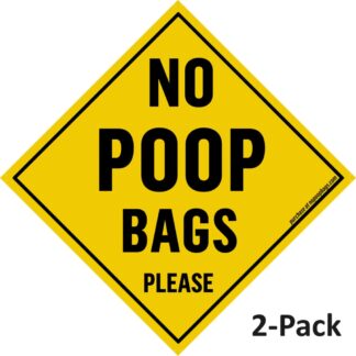 No Poop Bags Please 2-Pack